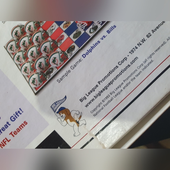 Vintage Philadelphia Eagles football NFL checkers game Dallas Cowboys - Picture 11 of 15